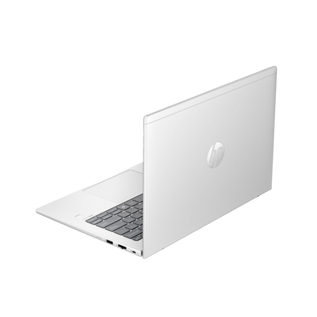White laptop on a white background