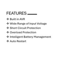 List of features on a white background