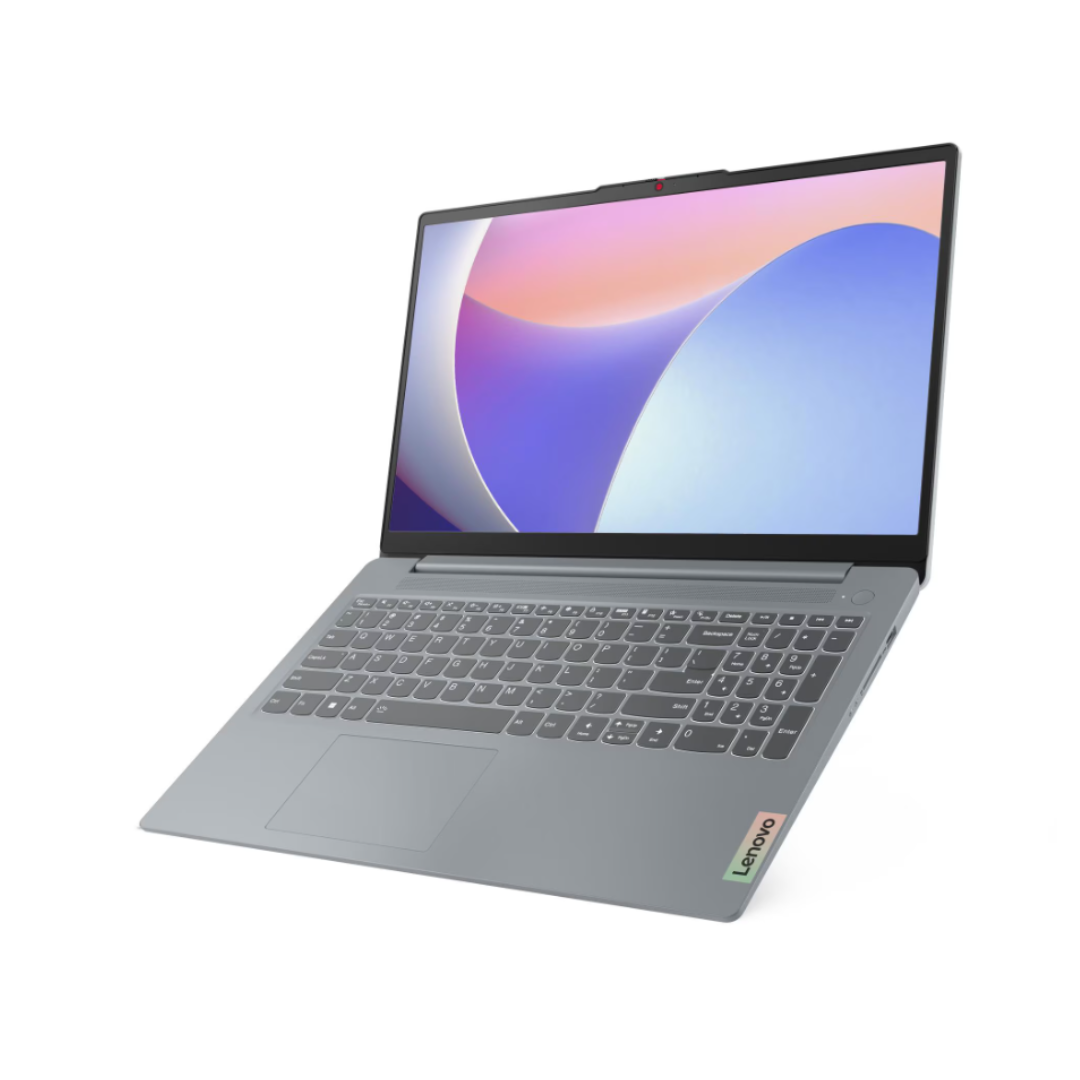 Lenovo laptop on a white background