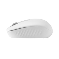 White computer mouse on a white background