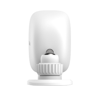 White electronic device on a white background