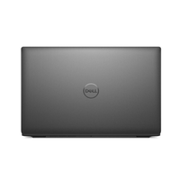 Black Dell laptop on a white background