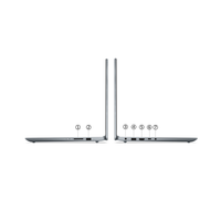 Two views of a laptop on a white background