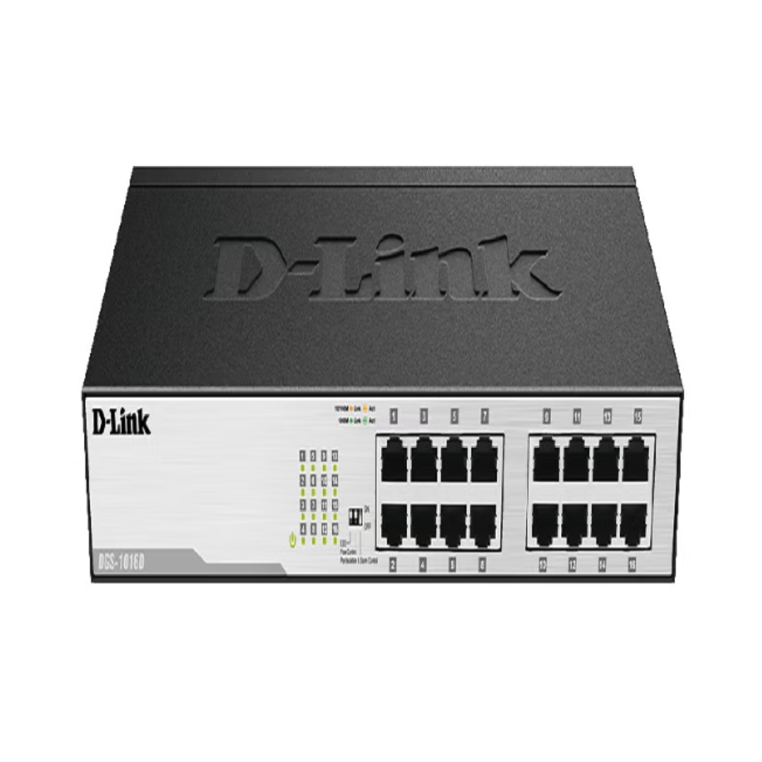 D-Link network switch on a white background