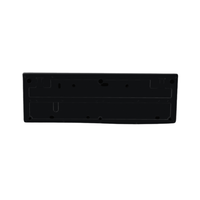 Black rectangular object on a white background