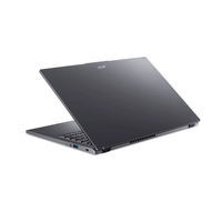 Black Acer laptop on a white background