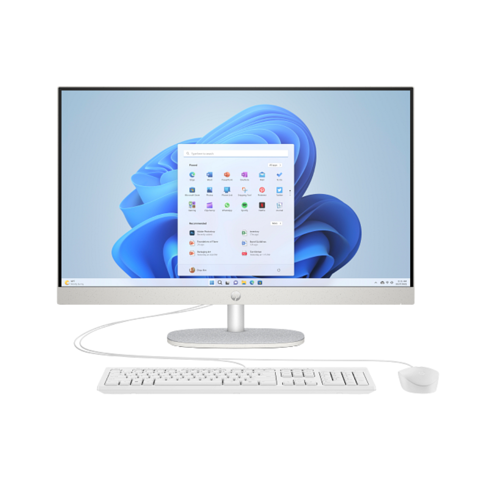 HP Aio i7-13th 8GB 512GB SSD 27.0" Tch DOS 27-cr0154nh White (A99BMEA#BH5)