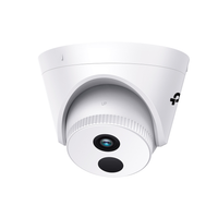 White security camera with TP-Link logo on a white background