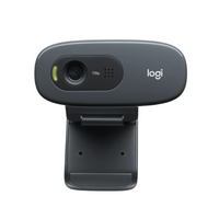 Logitech webcam on a white background