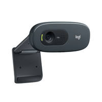 Logitech webcam on a white background