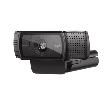 Logitech webcam on a white background