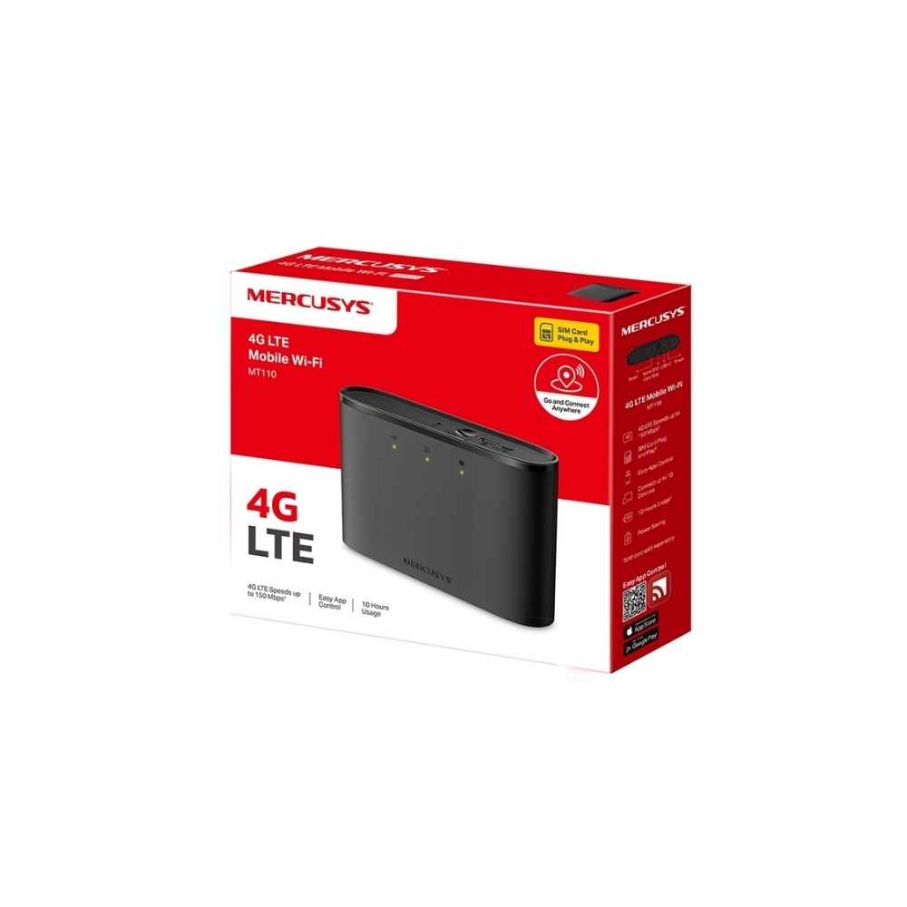 Mercusys MT110 150Mbps 4G LTE Portable Mobile Wi-Fi Hotspot