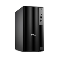 Dell computer tower on a white background