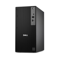 Dell computer tower on a white background