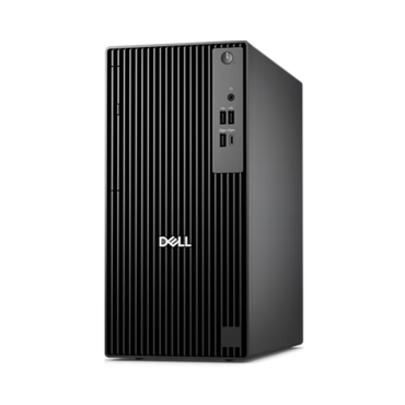 Dell computer tower on a white background