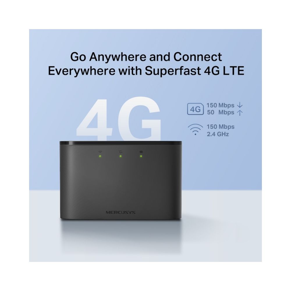 Mercusys MT110 150Mbps 4G LTE Portable Mobile Wi-Fi Hotspot