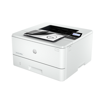 HP laser printer on a white background