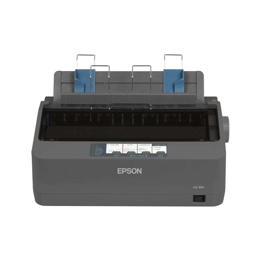 Epson dot matrix printer on a white background