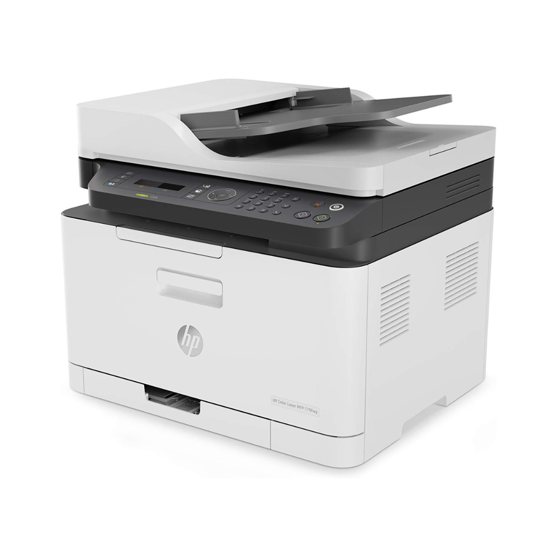 HP printer on a white background