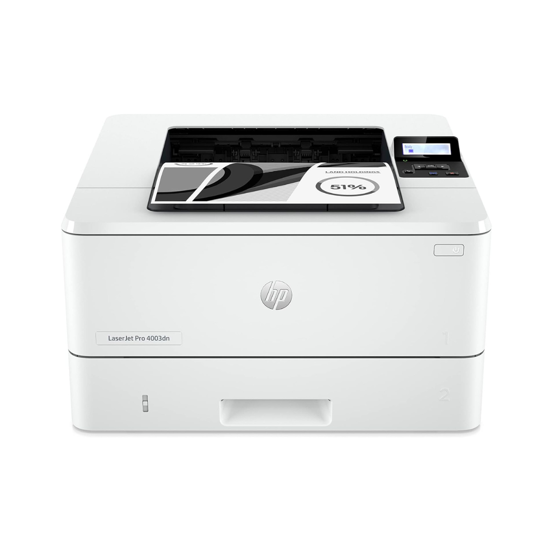 HP printer on a white background