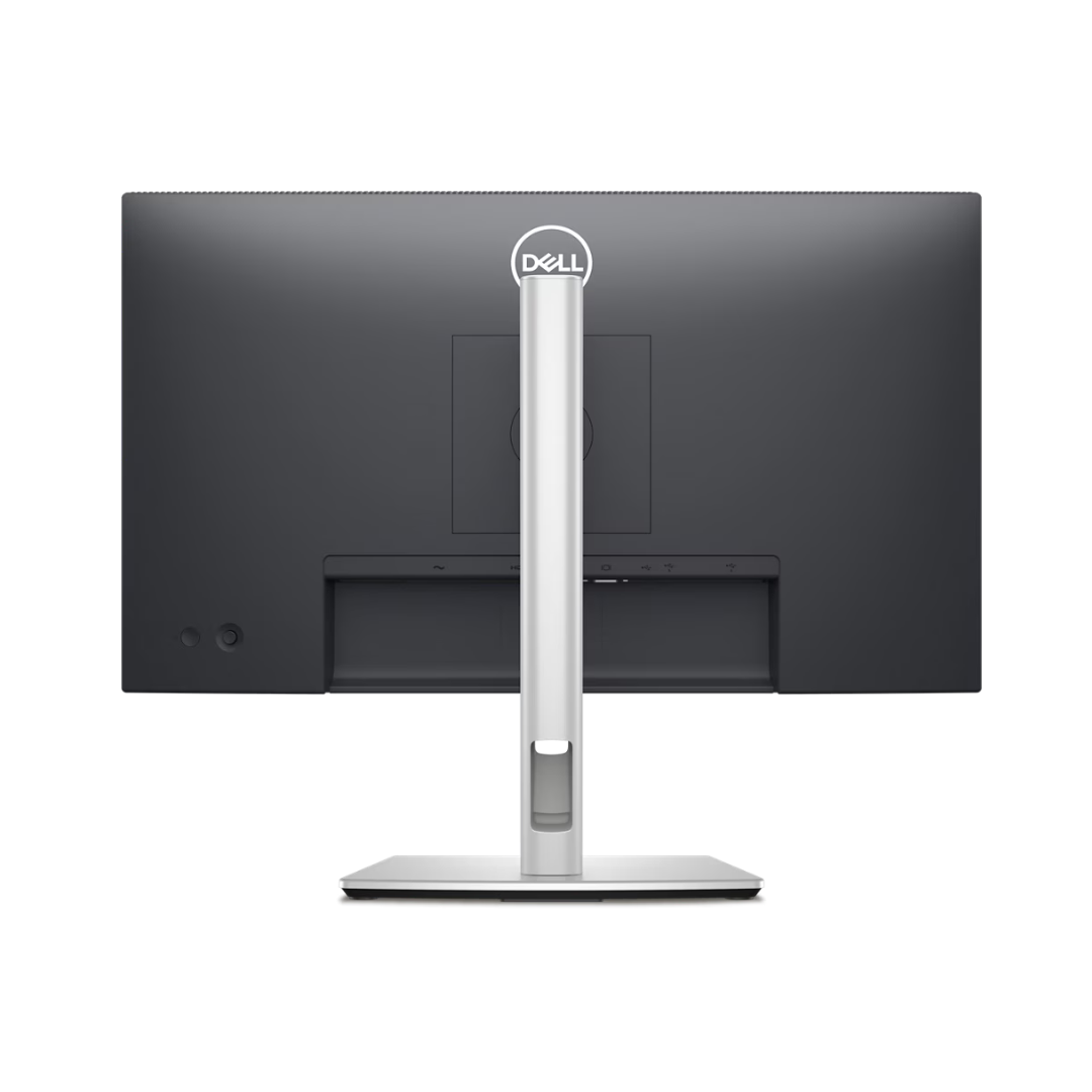 Dell monitor with stand on a white background