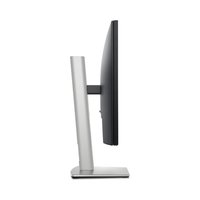 Curved monitor with stand on a white background