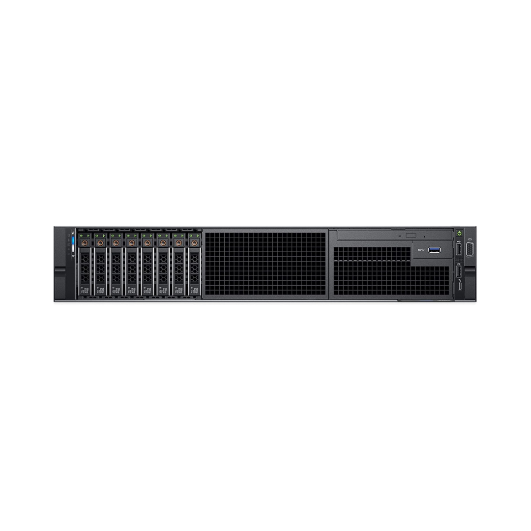 Server rack on a white background