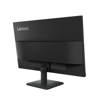 Black Lenovo monitor on a white background