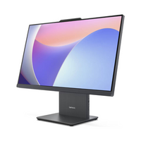 Lenovo monitor with a colorful display on a white background
