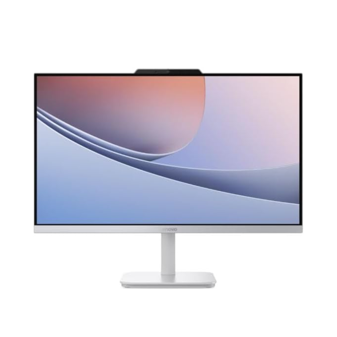 Monitor with a gradient display on a white background
