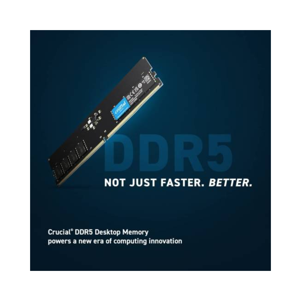 Crucial Ram 16GB DDR5 Desktop 4800