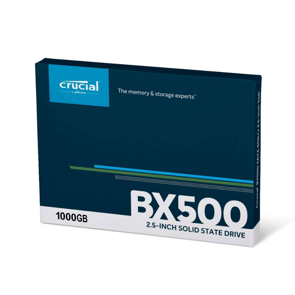 Crucial 2.5" SSD – BX500 Series (1TB & 2TB)