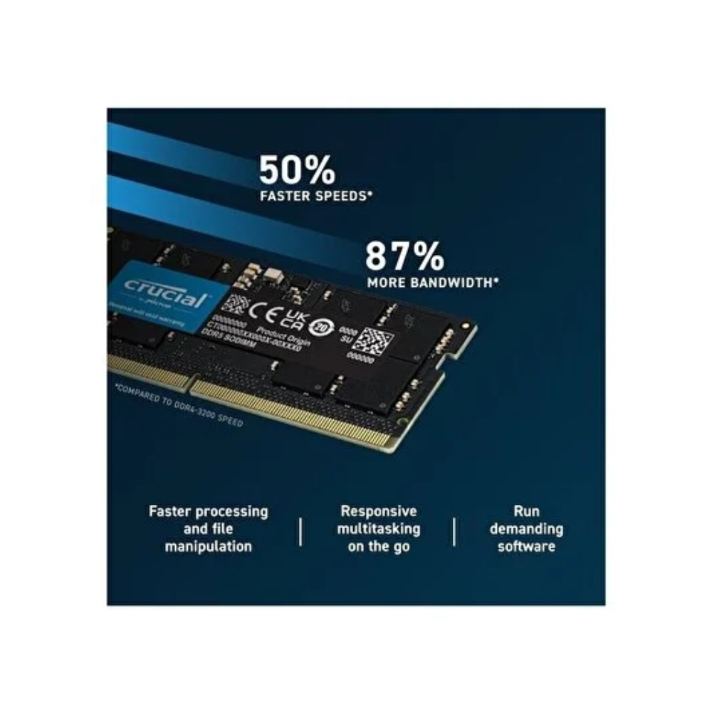 Crucial Ram 16GB DDR5 Laptop 5600