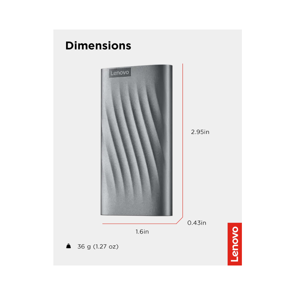 Lenovo Portable SSD PS8 – 1TB / 2TB