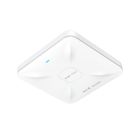 White Wi-Fi 6 AX3000 router on a white background