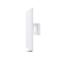 White wall-mounted bracket on a white background