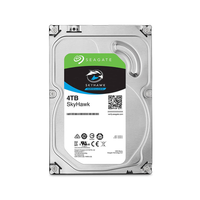 Seagate SkyHawk 4TB hard drive on a white background