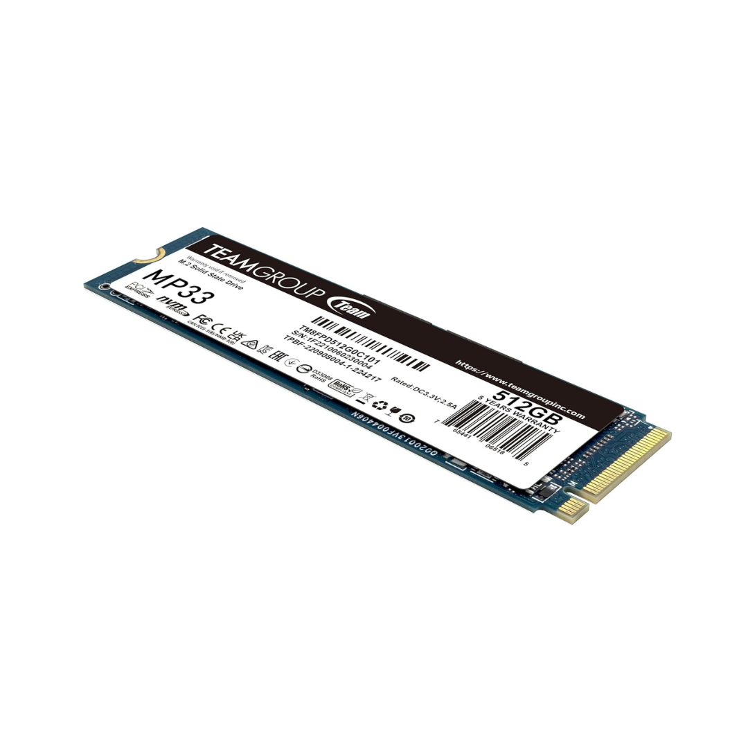 Solid-state drive with TeamGroup branding on a white background