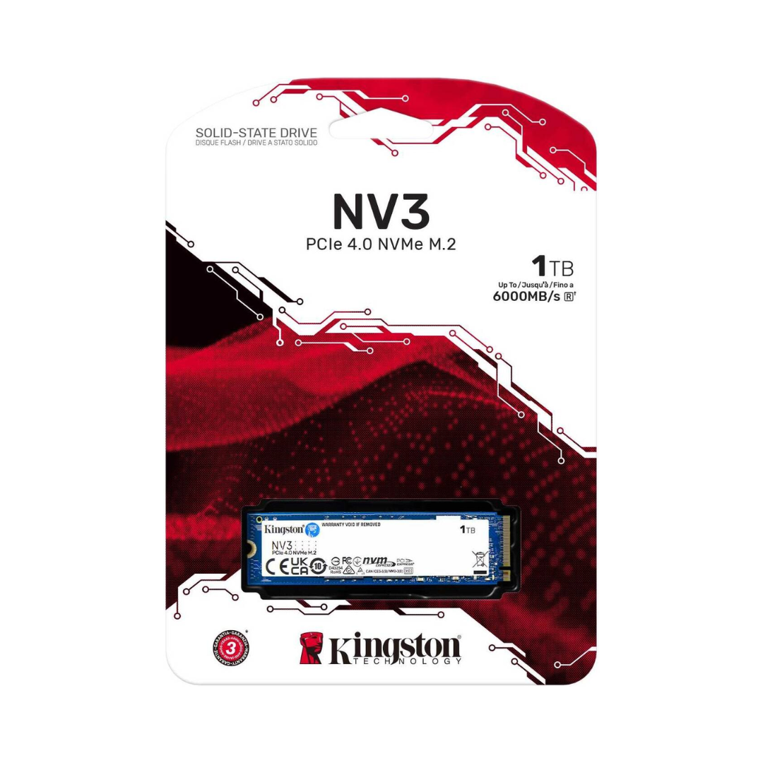 Kingston M.2 SSD- 1TB SNV3S Nvme NV3