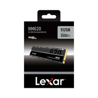 Lexar NM620 SSD packaging on a white background