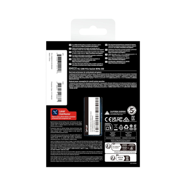 Product packaging with labels and warnings on a white background