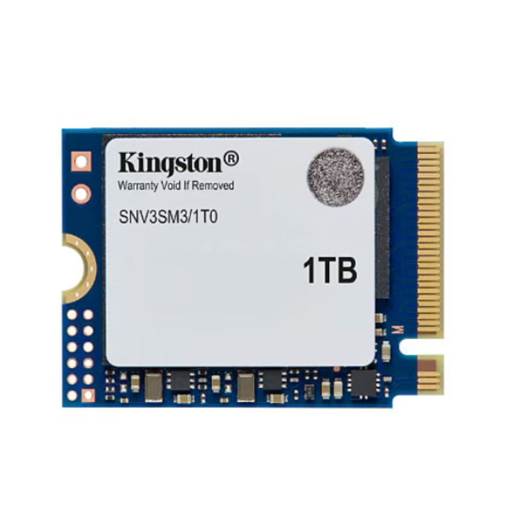 Kingston solid-state drive on a white background