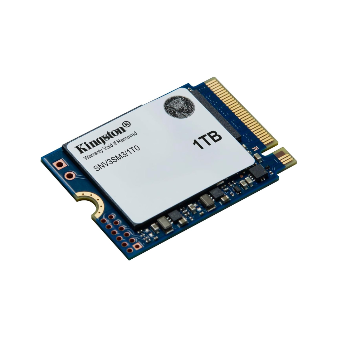 Kingston SSD on a white background