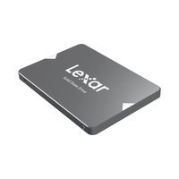 Lexar solid state drive on a white background