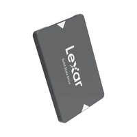 Lexar solid state drive on a white background