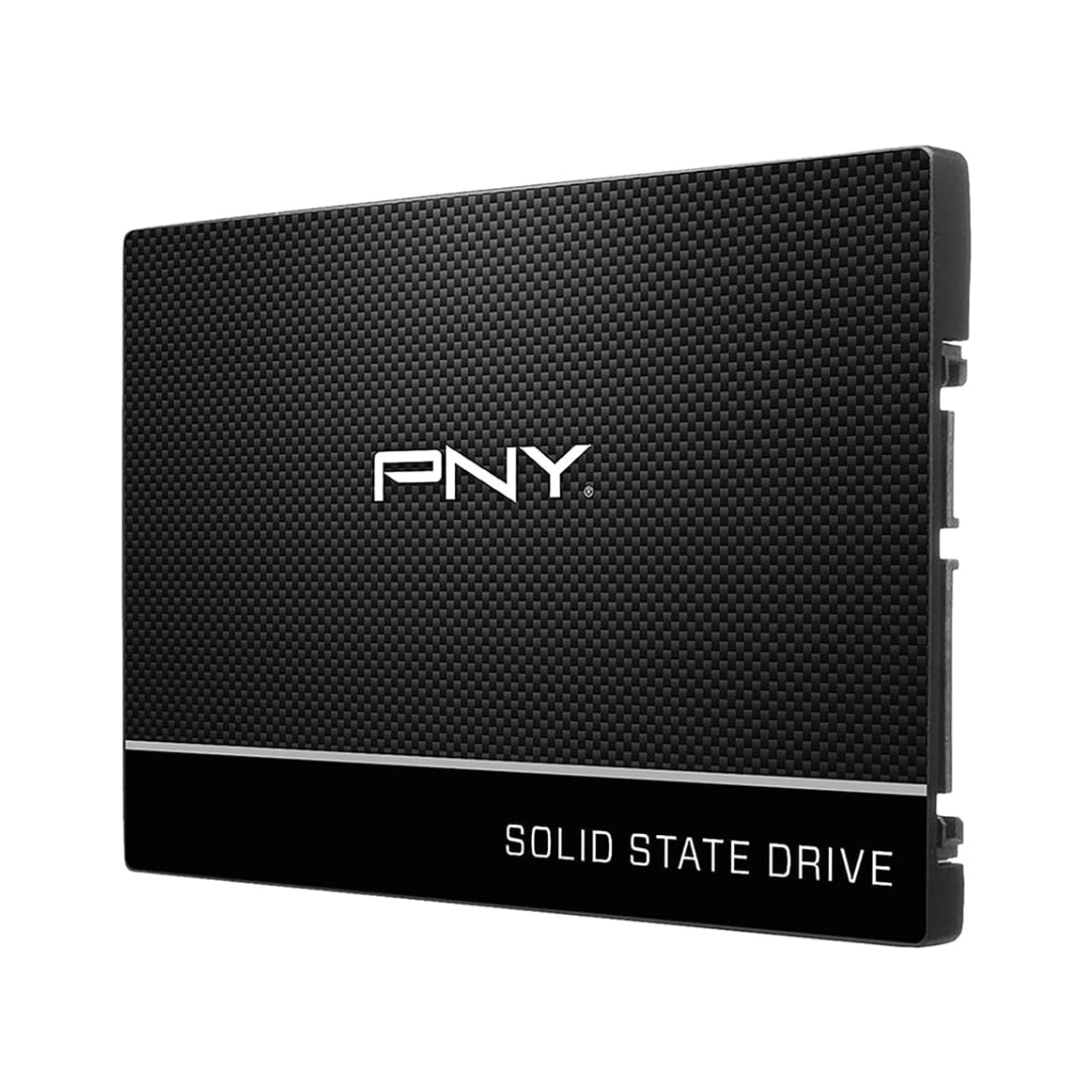PNY solid state drive on a white background