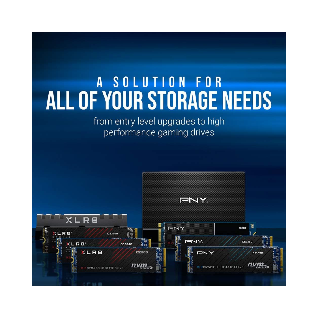 PNY CS900 2.5" SATA III SSD (500GB / 1TB) – High-Performance Internal Drive