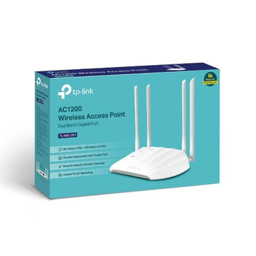 TP-Link AC1200 Wireless Access Point packaging on a white background