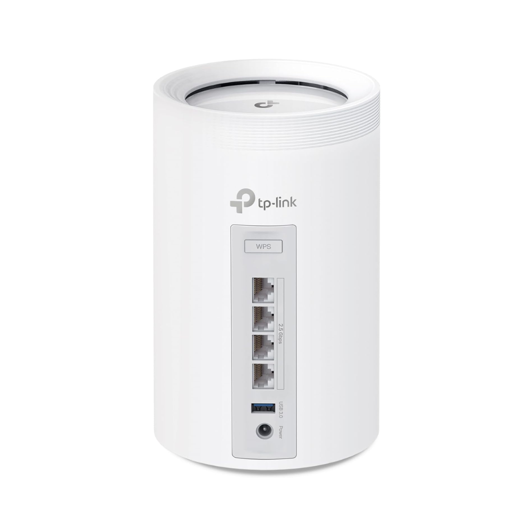 TP-Link router on a white background