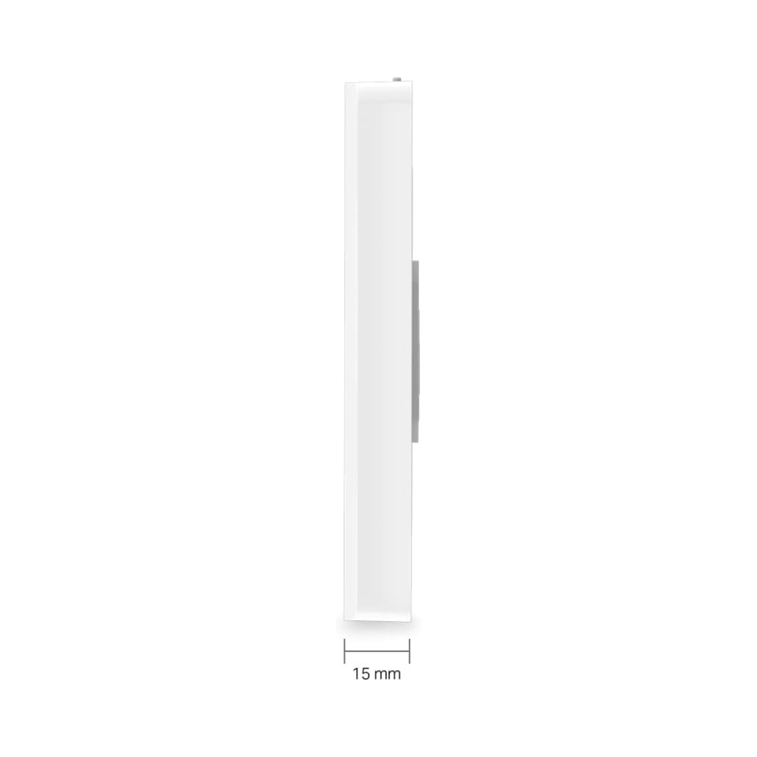 White vertical rectangular object with a measurement label '15 mm' on a white background